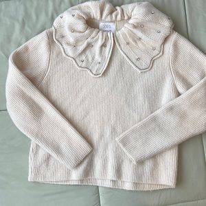 Zara kids sweater with diamond accents